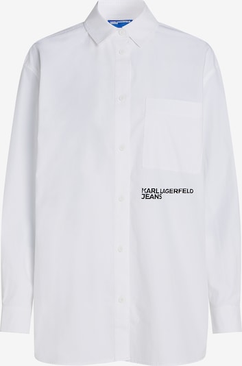 KARL LAGERFELD JEANS Blusa em preto / branco, Vista do produto