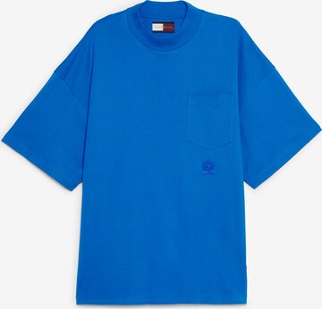 TOMMY HILFIGER Shirt 'Crest Mock' in Blau: predná strana