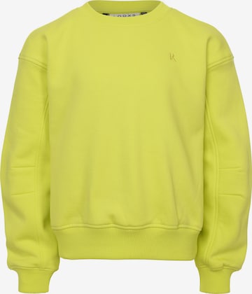 Sweat-shirt Looxs Revolution en vert : devant