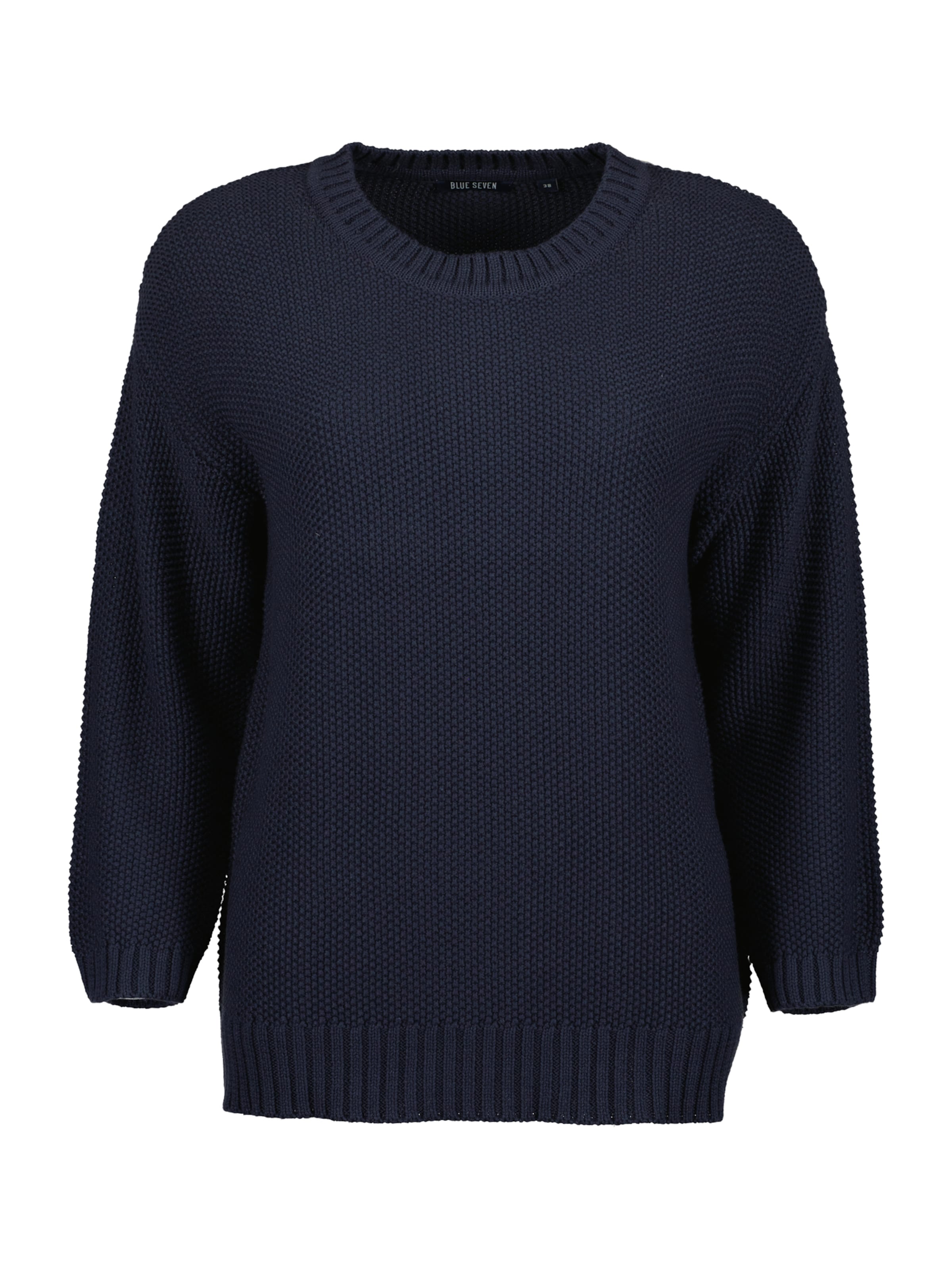 BLUE SEVEN Svetr – modrá: přední strana