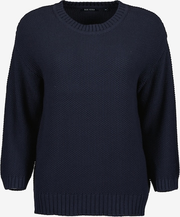 BLUE SEVEN Neulepaita värissä sininen: etupuoli