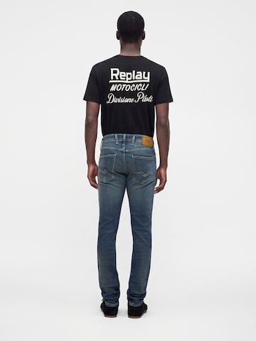 REPLAY - regular Vaquero 'ANBASS' en azul