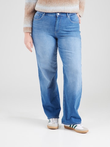 ONLY Carmakoma Regular Jeans 'CARWILLY' in Blauw: voorkant