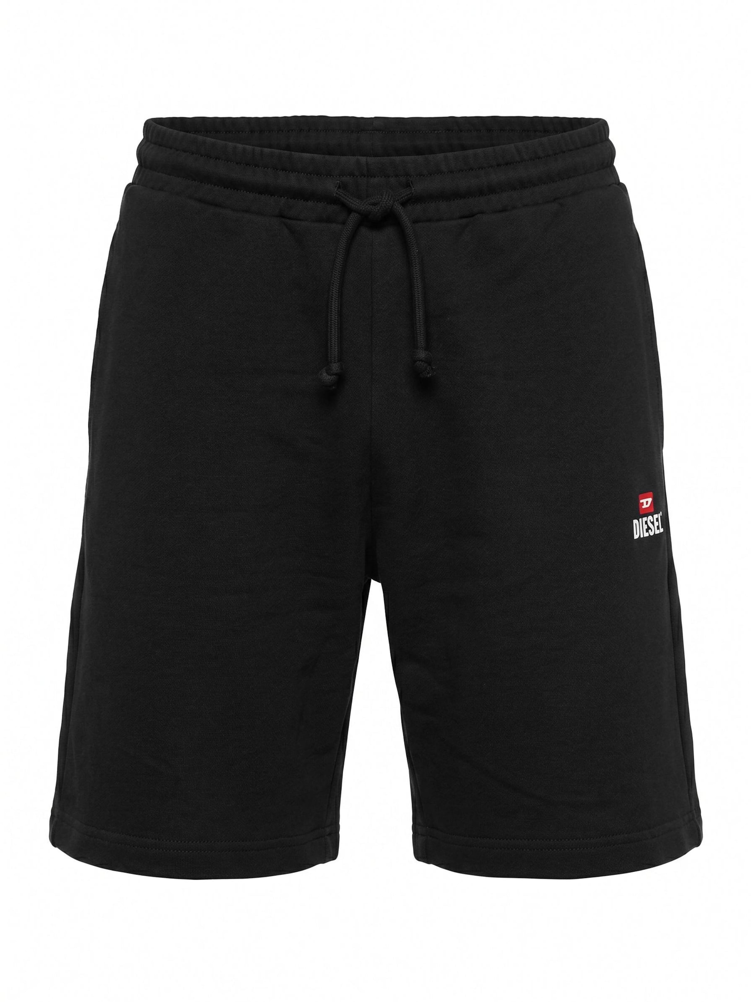 DIESEL Workout Pants 'P-CROW SWEAT SHORTS' in M in Black, Item view