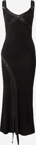 GCDS Трикотажное платье в Черный: спереди