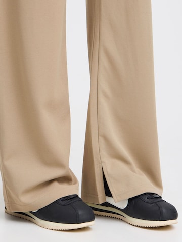 ICHI Wide leg Trousers 'IHKatine' in Brown