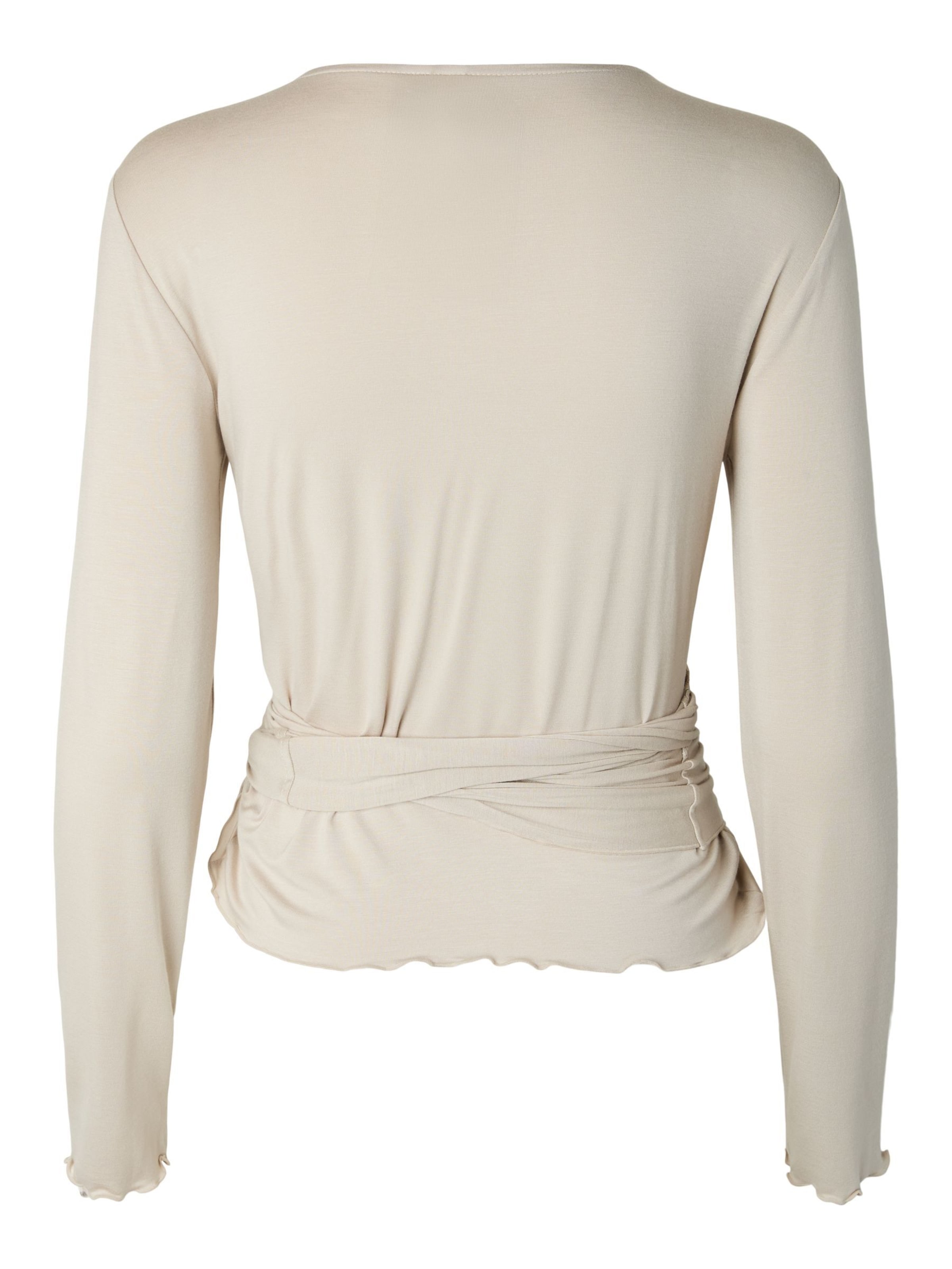 PIECES Shirt 'PCBarbera Roya' in Beige