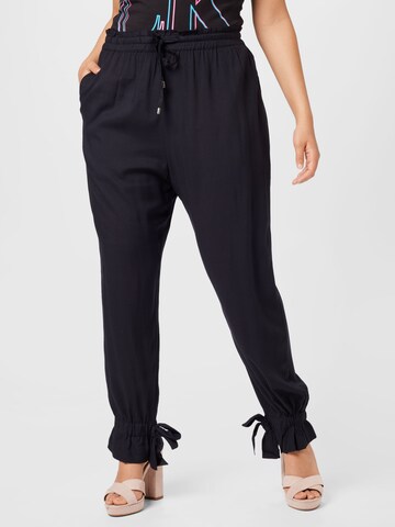 ABOUT YOU Curvy Tapered Pants 'Madita' in Black: front