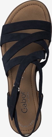 GABOR Strap Sandals in Blue