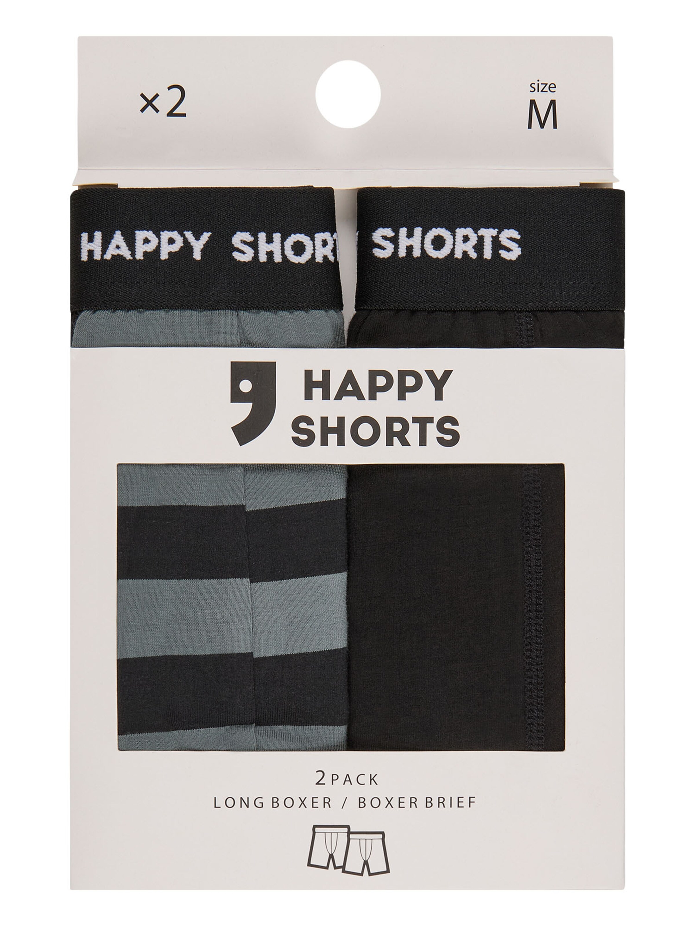 Happy Shorts Boxershorts in Zwart