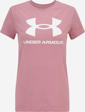 UNDER ARMOUR Funktionsbluse i pink: forside