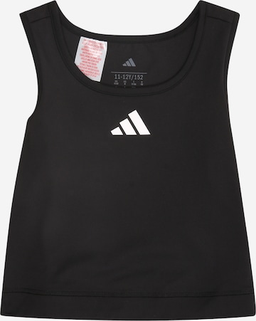 juoda ADIDAS SPORTSWEAR Sportiniai marškinėliai 'FAV': priekis