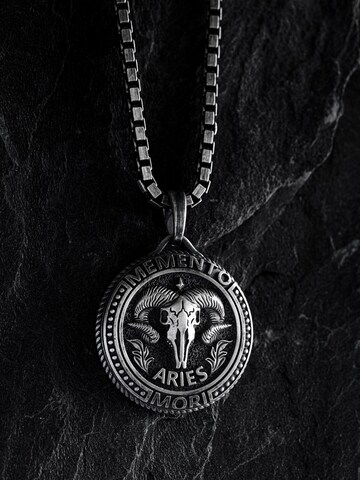 REYTEL Pendant 'ARIES. MEMENTO MORI' in Silver