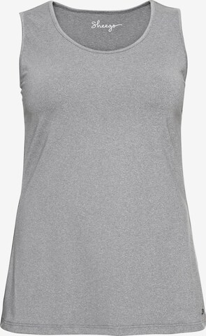 SHEEGO Sports Top in Grey: front