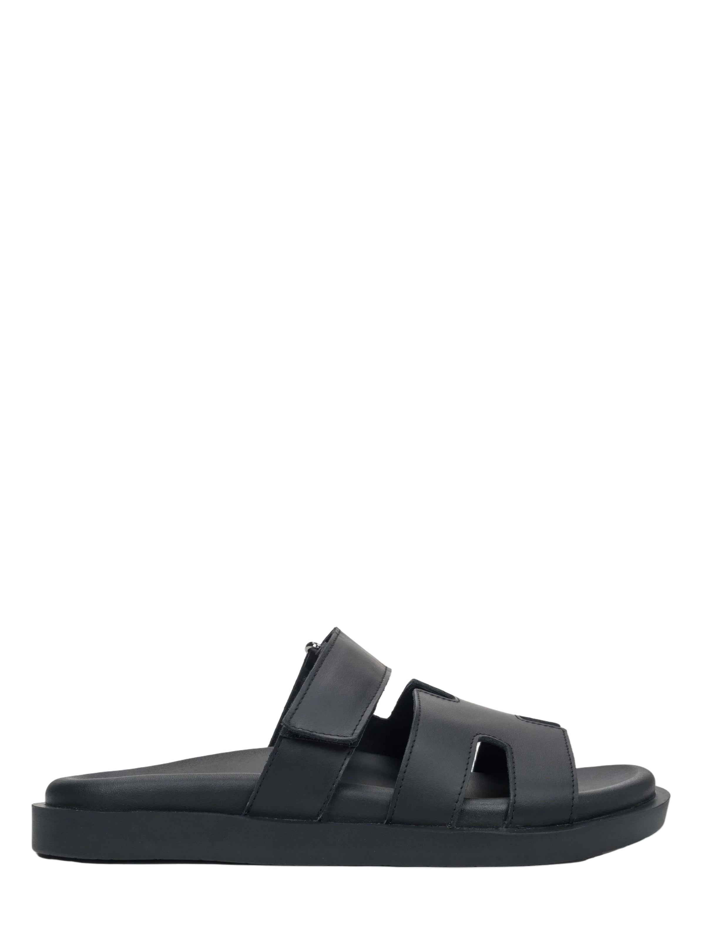 Estro Pantolette '09-3436'‌‌‌‌‌‌‌‌‌ in Schwarz: Vorderseite