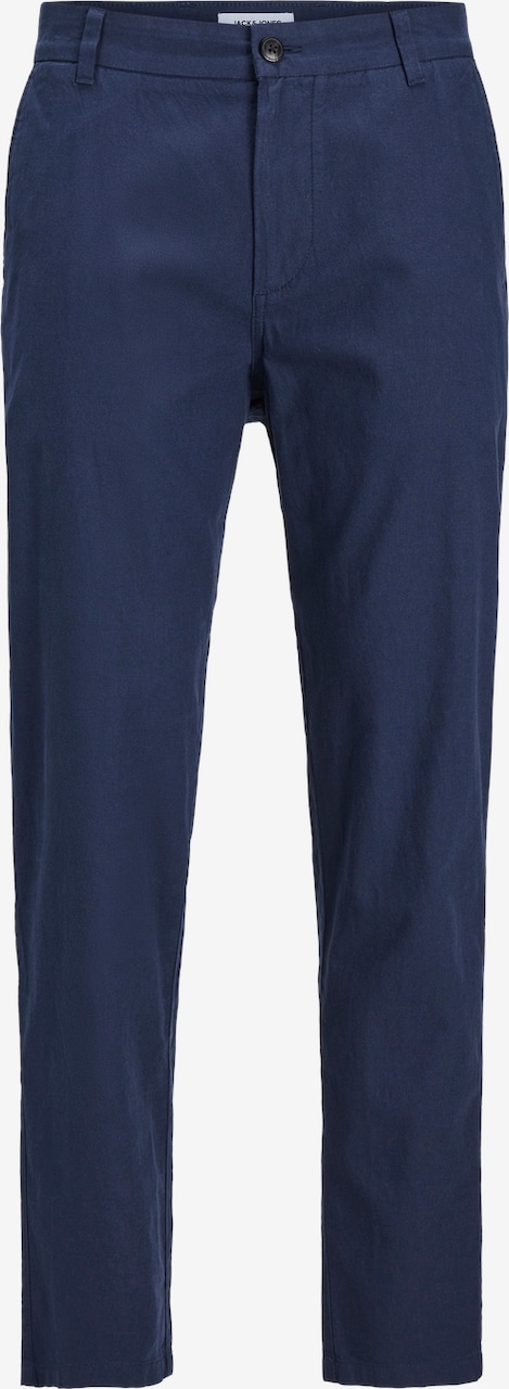 Tapered Pantaloni eleganți 'JPSTAce JJSummer' de la JACK & JONES pe albastru: față