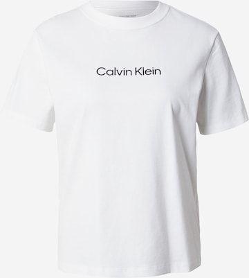 T-shirt 'CLASSIC' Calvin Klein en blanc : devant