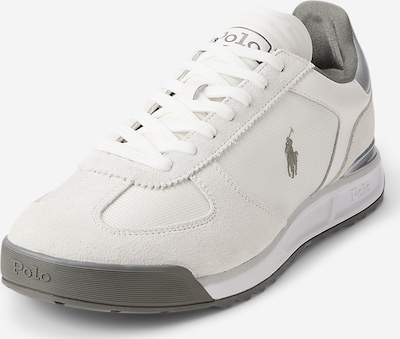Polo Ralph Lauren Matalavartiset tennarit 'VARICK' värissä vaaleanharmaa / tummanharmaa / hopea / valkoinen, Tuotenäkymä