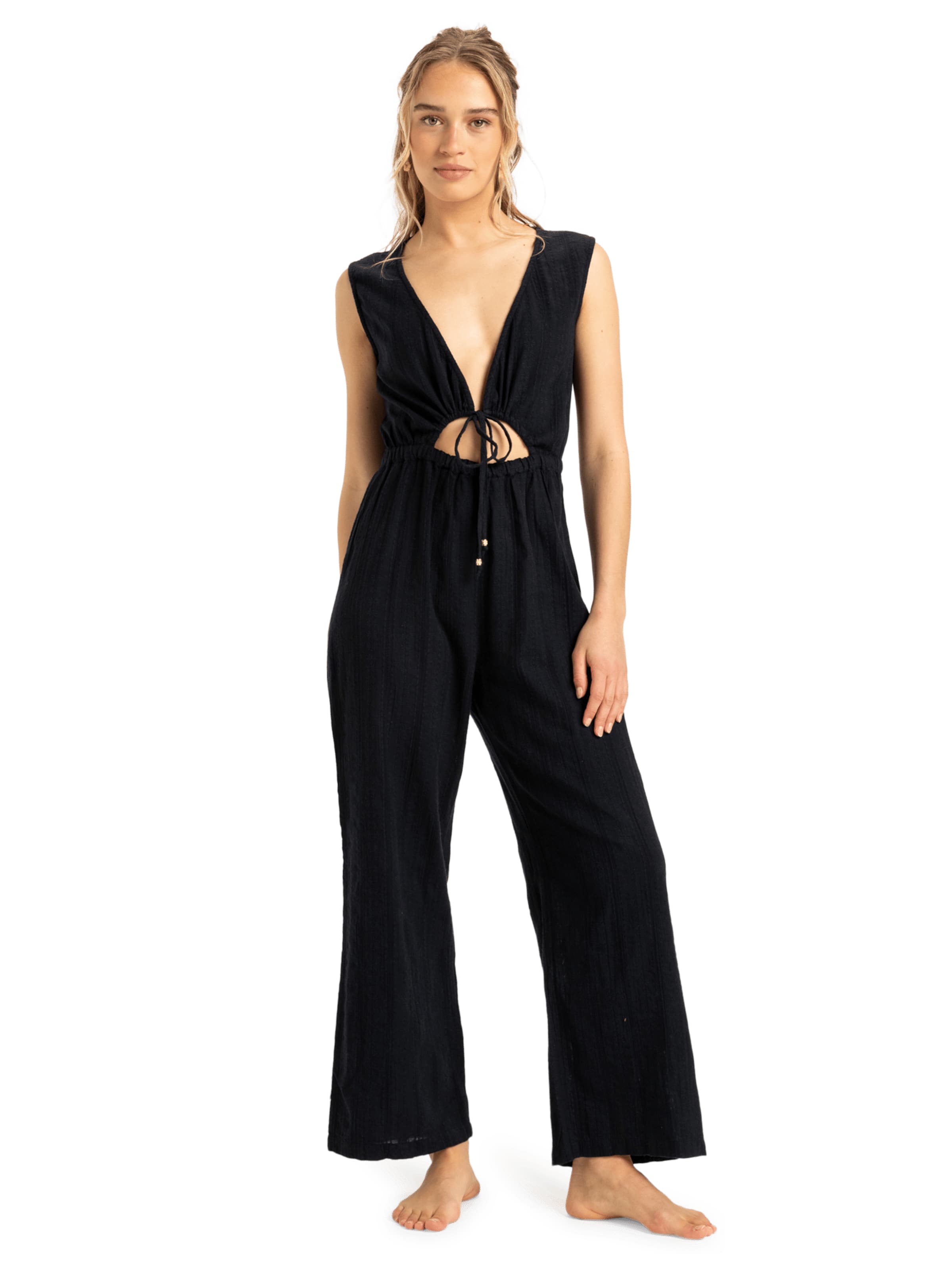 ROXY Jumpsuit 'Sintra Moonlight' in Grijs: voorkant