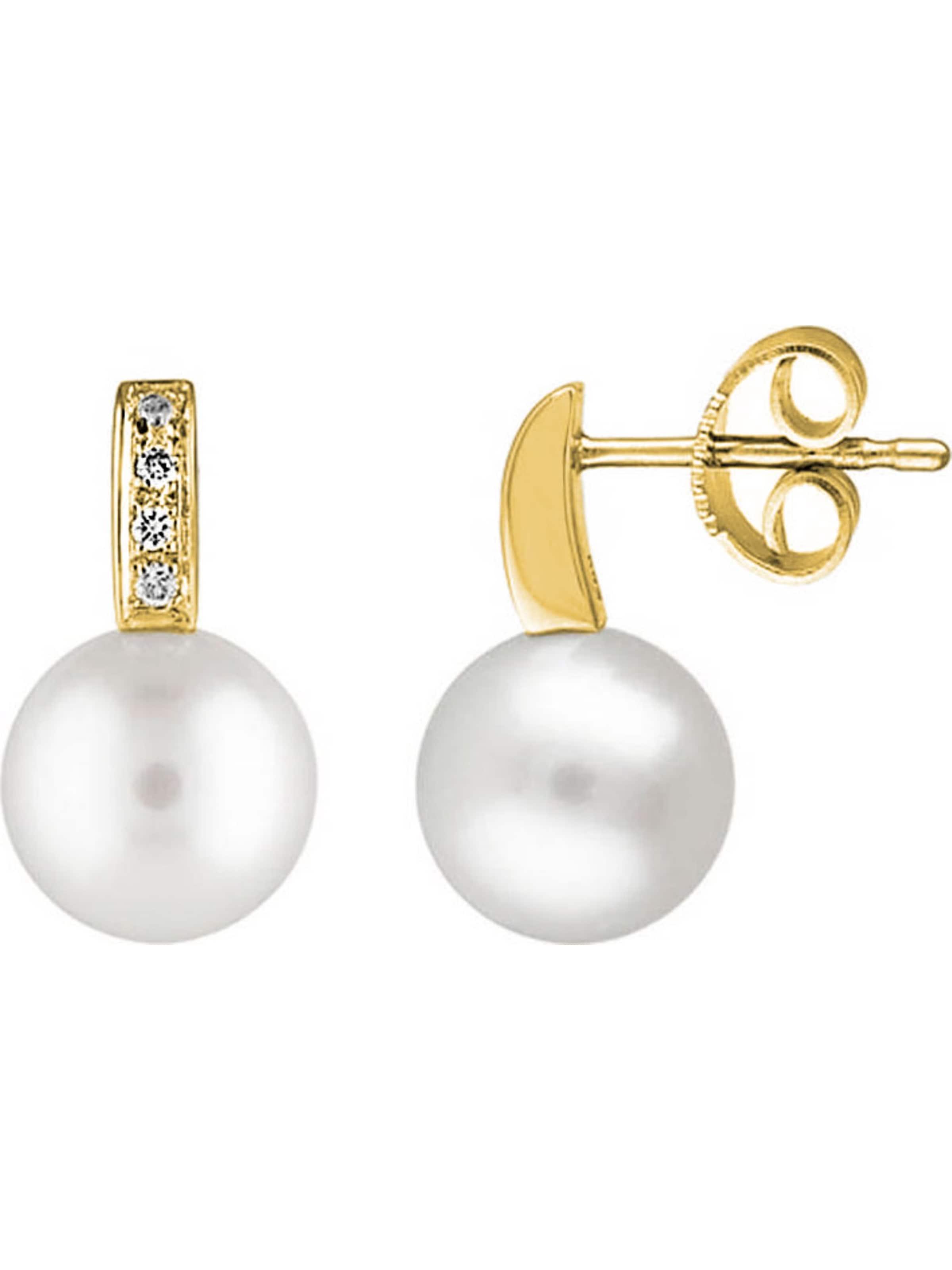 YAMŌKO Ohrringe in Gelb: Vorderseite