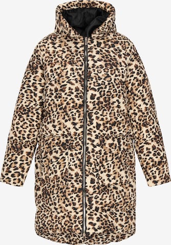 fainaZimski kaput - smeđa boja: prednji dio