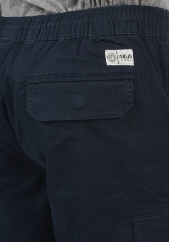 !Solid Regular Cargohose 'Henik' in Blau