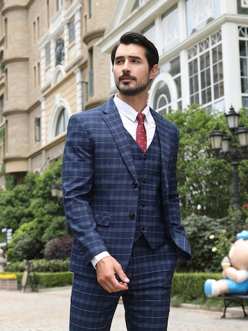 YOUTHUP Slim fit Suit in Blue: front