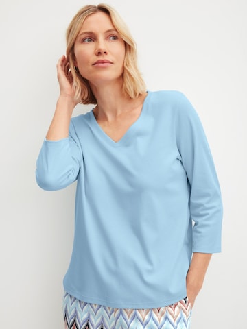Camicia da notte 'Favourites Tiles' di CALIDA in blu: frontale