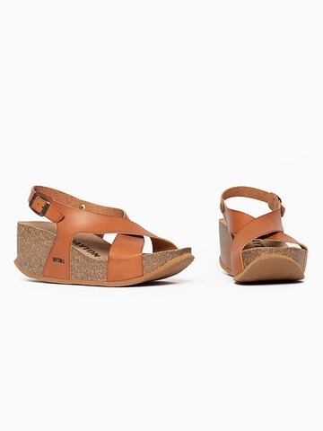 Bayton Sandale 'Rea' in Braun