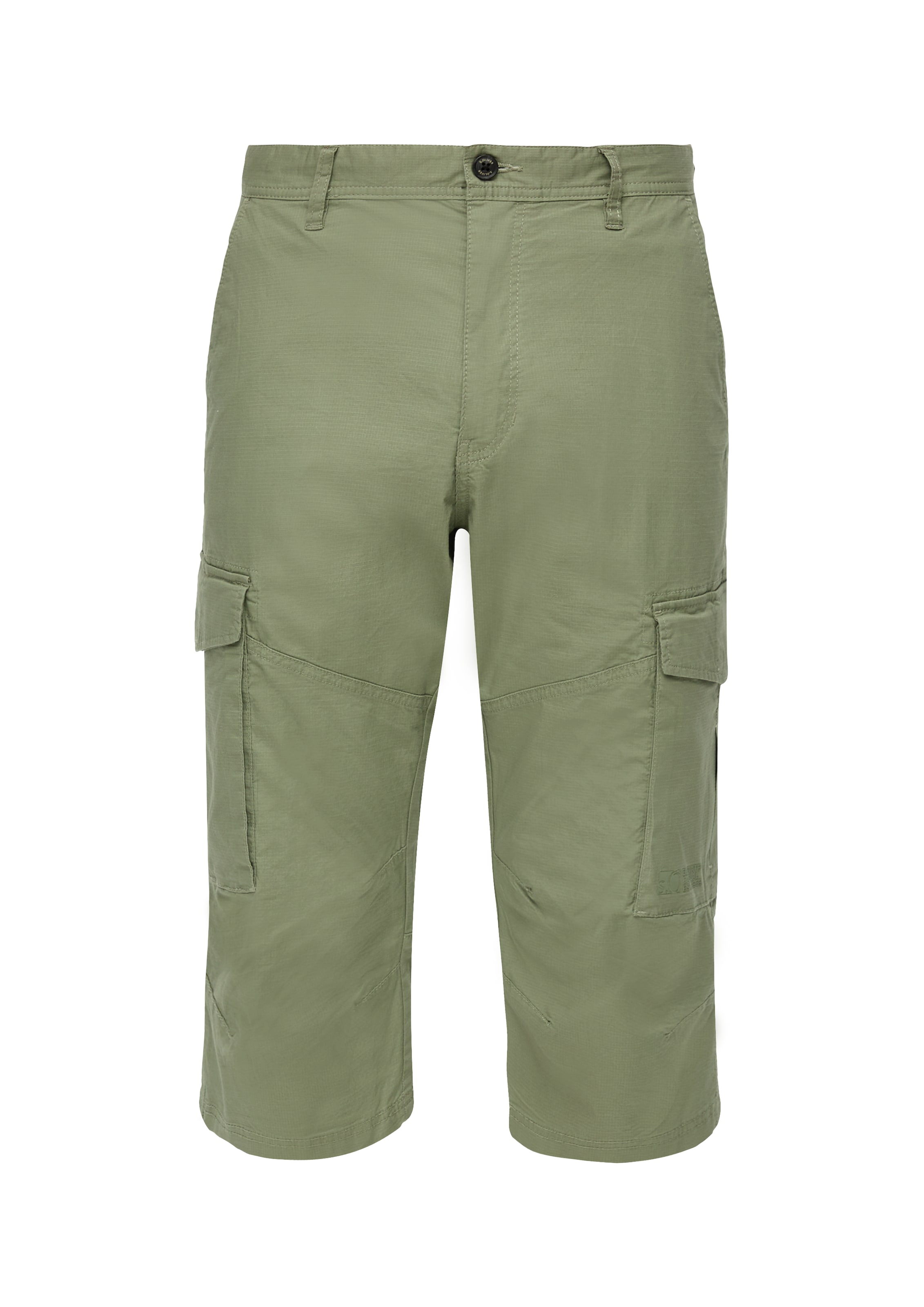 s.Oliver Regular Cargobroek in Groen: voorkant