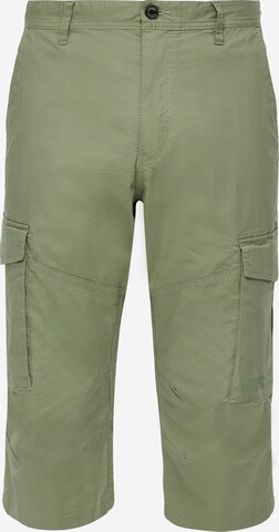 Regular Pantalon cargo s.Oliver en vert : devant