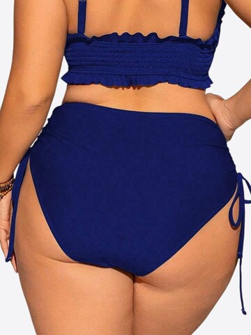 Magicshe Bralette Bikini in Blue