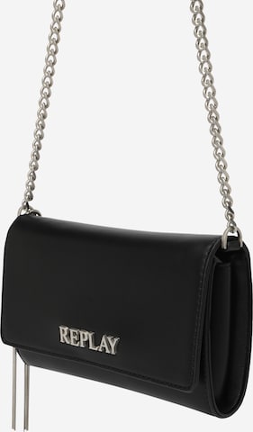 REPLAY Clutch in Black: front