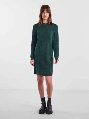 PIECES Knit dress 'Ellen' in Green