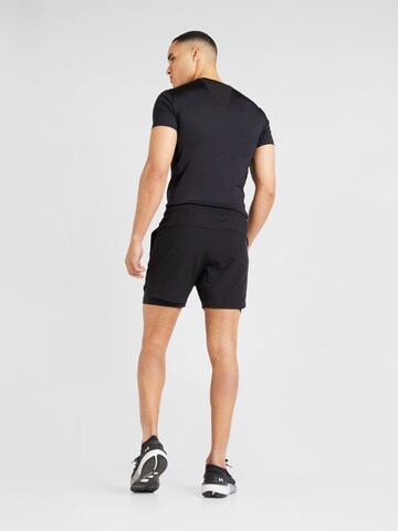 EA7 Emporio Armani Regular Sportshorts in Schwarz