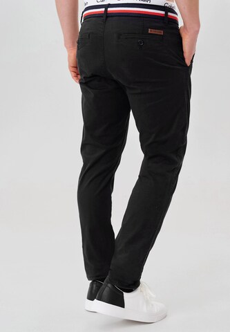 INDICODE JEANS Regular Chino 'Cherry' in Zwart