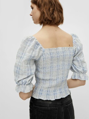 PIECES - Blusa en azul