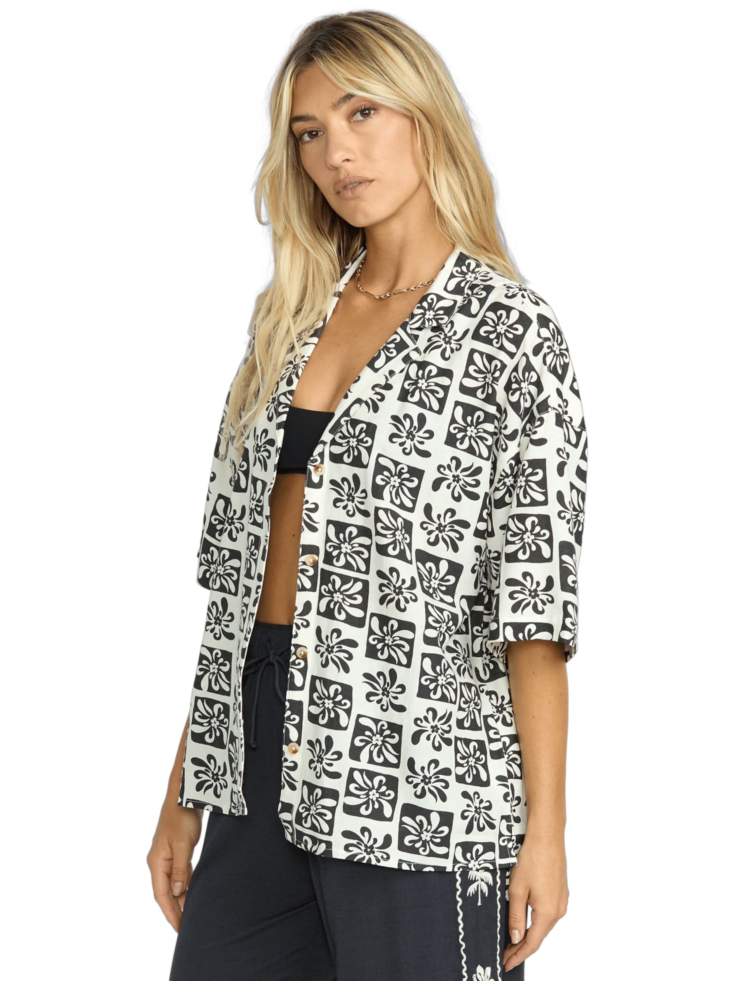 BILLABONG Shirt 'My Milkshake' in Zwart