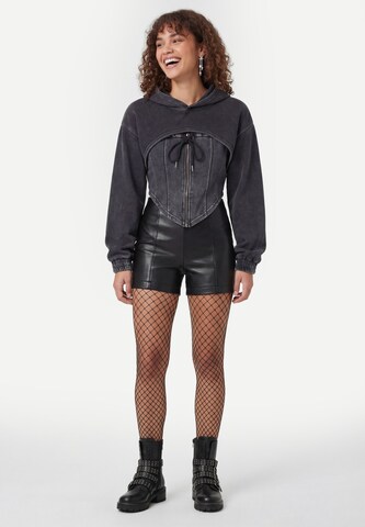 myMo ROCKS - Sudadera con cremallera en gris