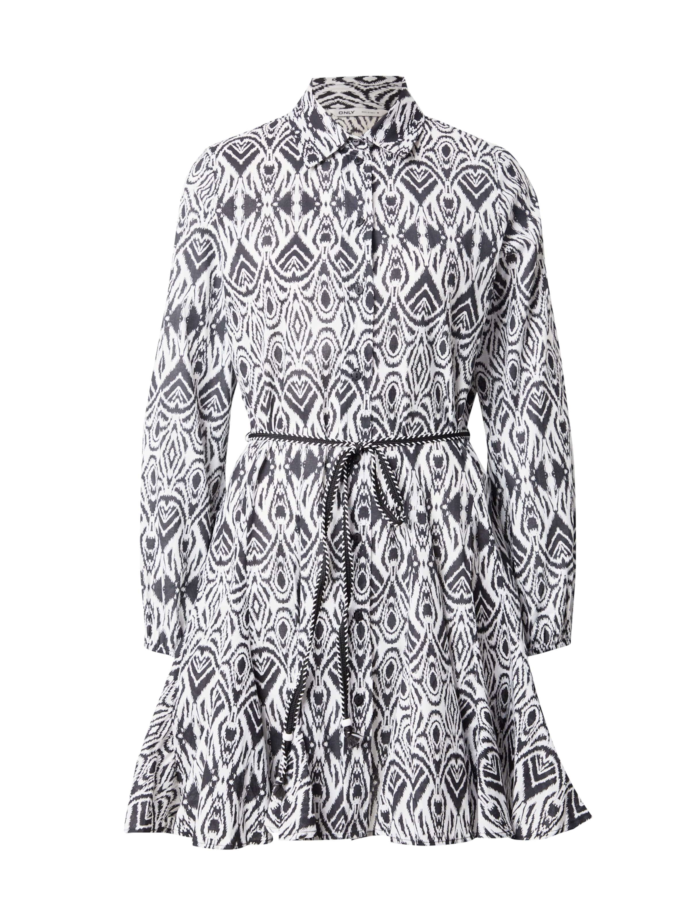 ONLY Skjortklänning 'ONLLUMINA' i svart: framsida