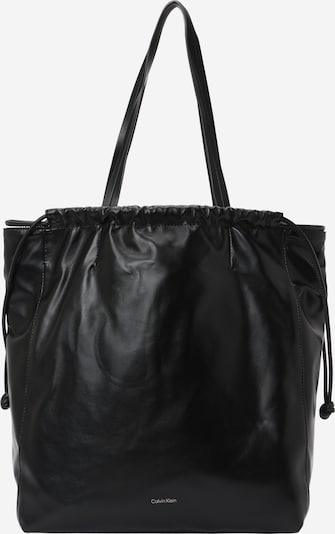 Plase de cumpărături Calvin Klein Jeans pe negru / argintiu, Vizualizare produs
