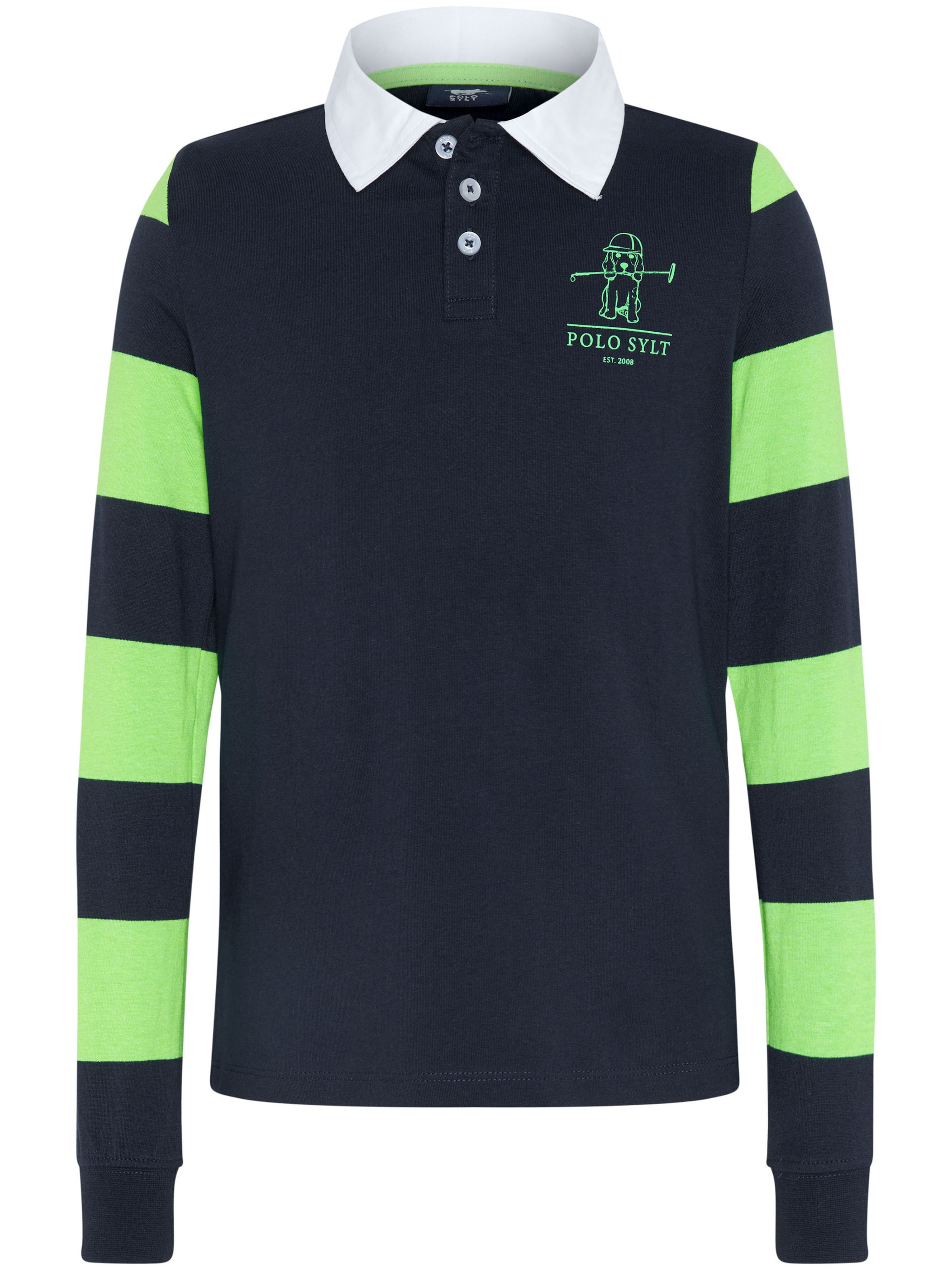 Polo Sylt Shirt in Blue: front