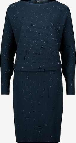 zero Gebreide jurk in Blauw: voorkant