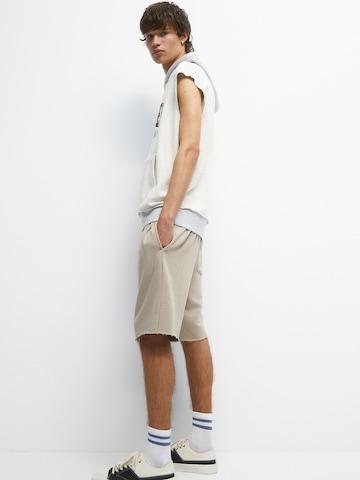 Pull&Bear Loosefit Broek in Beige