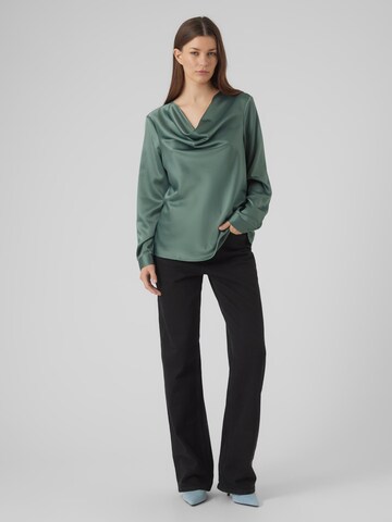 VERO MODA Bluse 'MERLE' in Grün