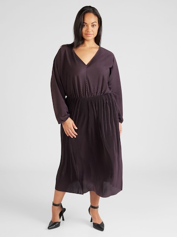 ABOUT YOU Curvy Evening dress 'Eike' in Purple: front