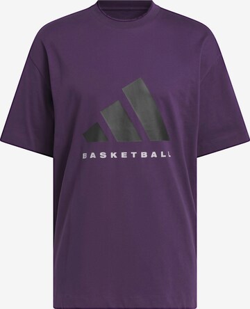 ADIDAS PERFORMANCE - Camiseta funcional en lila: frente