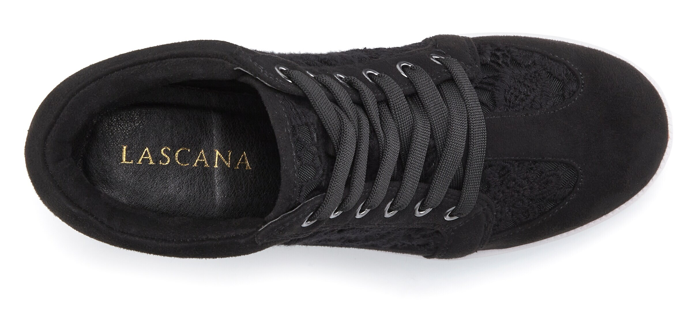 LASCANA Sneaker in Schwarz