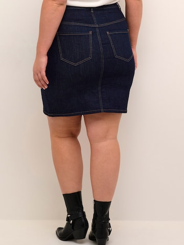 KAFFE CURVE Skirt 'Milla' in Blue