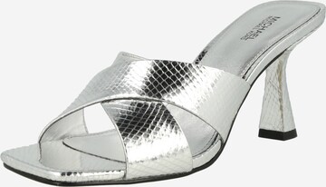 MICHAEL Michael Kors Pantofle 'CLARA' – stříbrná: přední strana